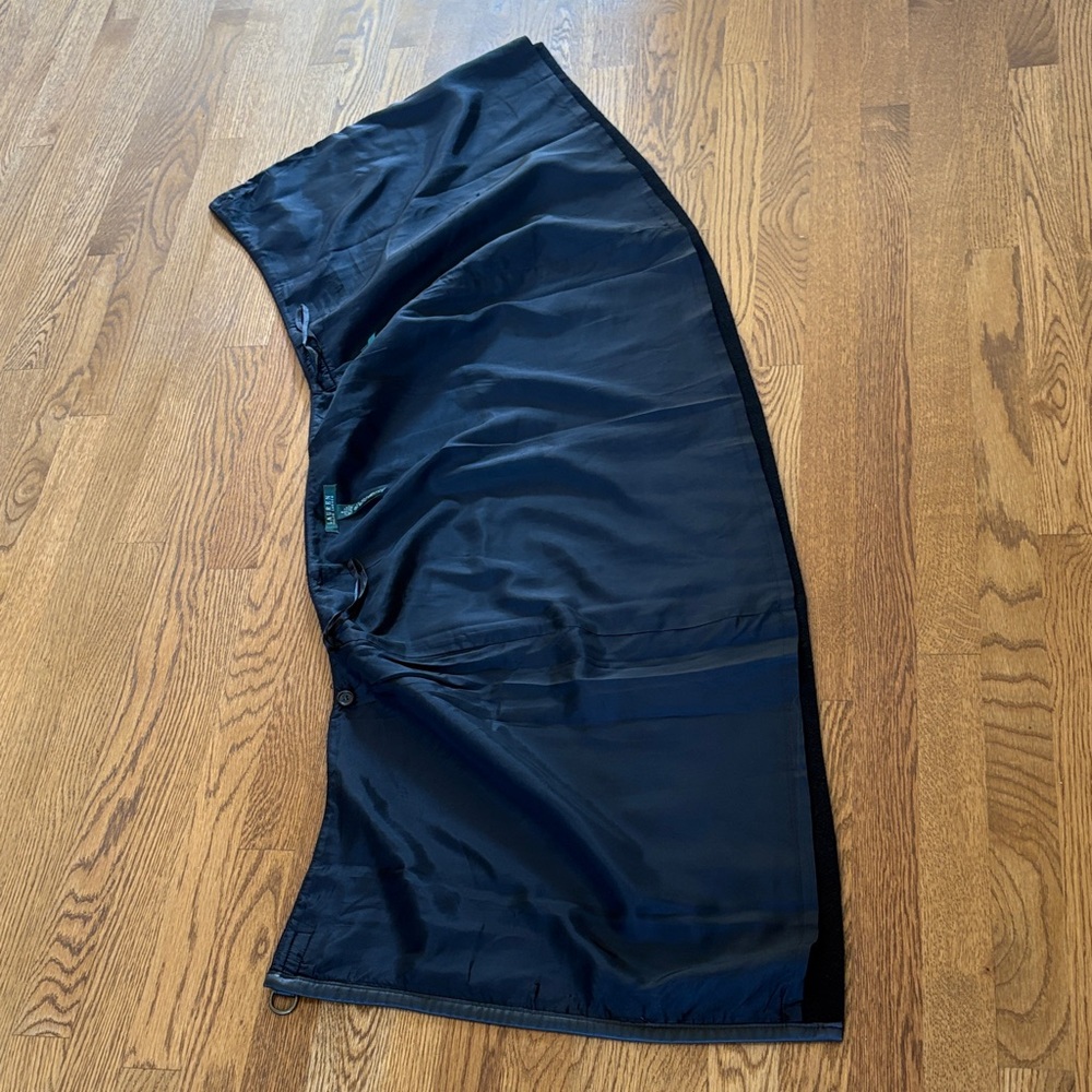 Elegant Black Wrap Mini Skirt - Picture 6 of 9